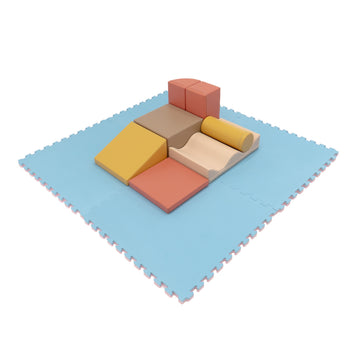 Large Foam Puzzle Mats - Baby Pink / Baby Blue — 2