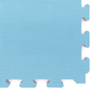 Large Foam Puzzle Mats - Baby Pink / Baby Blue — 5