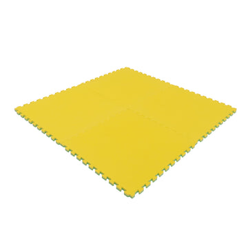Large Foam Puzzle Mats - Spring Green / Yellow — 5