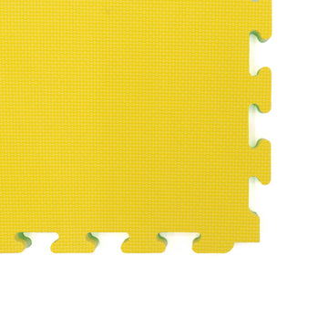 Large Foam Puzzle Mats - Spring Green / Yellow — 4