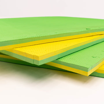 Large Foam Puzzle Mats - Spring Green / Yellow — 11