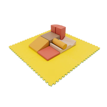 Large Foam Puzzle Mats - Spring Green / Yellow — 3
