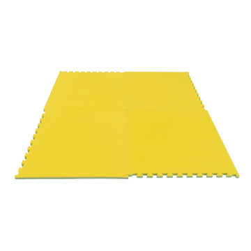 Large Foam Puzzle Mats - Spring Green / Yellow — 8