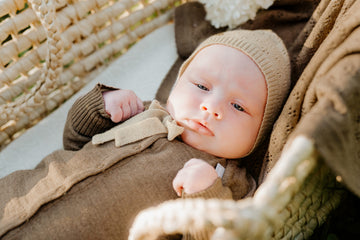 JOY Gift Set For Baby - Blanket, Romper and Bonnet — 3