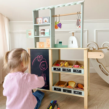 Large Multifunctional Wooden Food Truck Stand, 73 pcs — 20