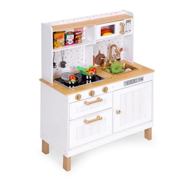 Large Wooden Play Kitchen with Sounds and LED — 6