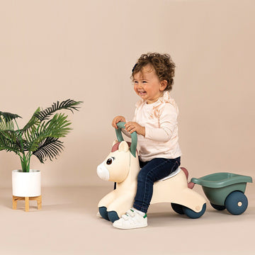 Little First Ride-On Pony with Trailer — 5