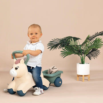 Little First Ride-On Pony with Trailer — 8