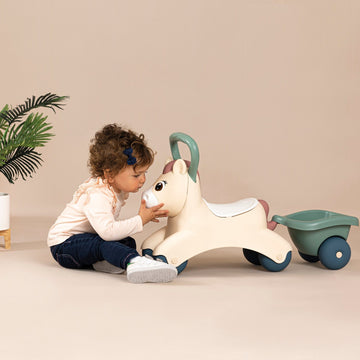 Little First Ride-On Pony with Trailer — 7