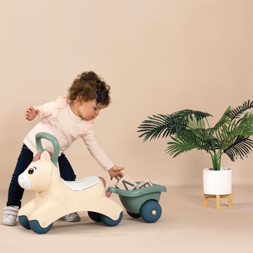 Little First Ride-On Pony with Trailer — 6