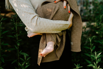 Merino wool baby blanket HAPPINESS — 6