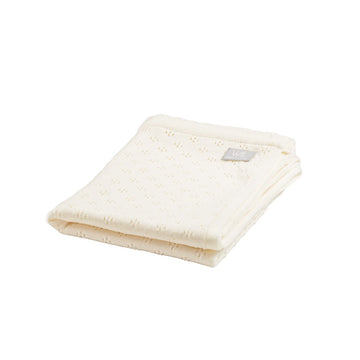 Merino wool baby blanket LOVE — 15