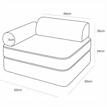 Modular Armchair for Child, Cow — 3
