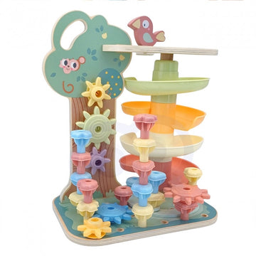 Montessori 4in1 Ball Track Activity Tree — 5