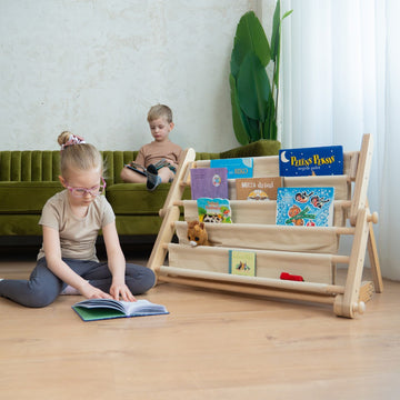 Ette Tete Montessori-boekenrek voor klimrekken – productbeeld 5 — 5