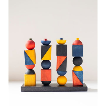 Montessori-inspired Modern Stacking Toy Modern X — 2