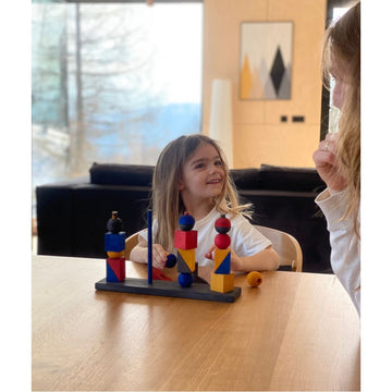 Montessori-inspired Modern Stacking Toy Modern X — 3