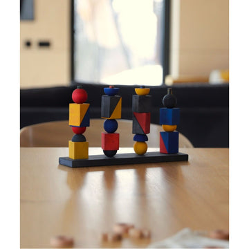 Montessori-inspired Modern Stacking Toy Modern X — 4
