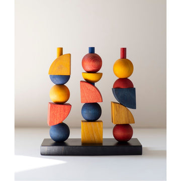 Montessori-inspired Modern Stacking Toy Modern Y — 2