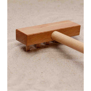 Montessori Tray with Handle, Sand and Accessories — 3
