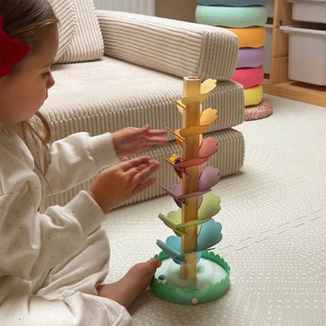 Musical Rainbow Wooden Ball Track — 6