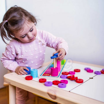 Puzzle For Learning Colors And To Count — 6