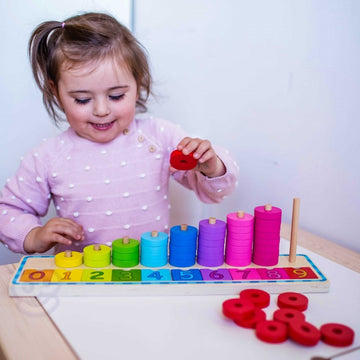 Puzzle For Learning Colors And To Count — 8