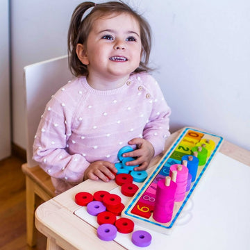 Puzzle For Learning Colors And To Count — 9