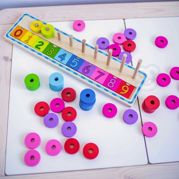 Puzzle For Learning Colors And To Count — 10