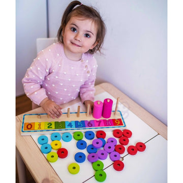 Puzzle For Learning Colors And To Count — 4