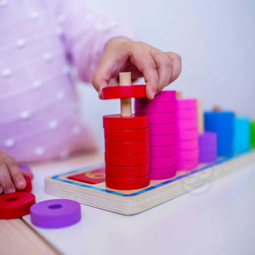 Puzzle For Learning Colors And To Count — 5