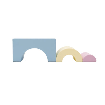 Rainbow Bridge Soft Play Set - Light Pastel — 4