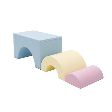 Rainbow Bridge Soft Play Set - Light Pastel — 6