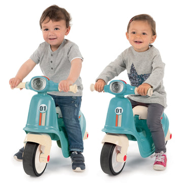 Retro Ride-on Scooter For Kids - Blue — 3