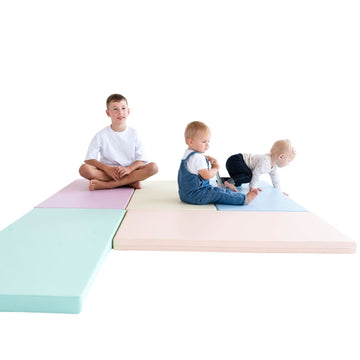 Safety and Comfort 5 Mat Set - Pastel — 11