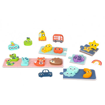 Sensory Puzzle Memory Shapes — 3
