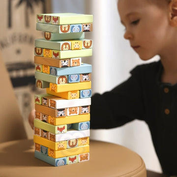Shaky Tower Skill Game With Animals — 16