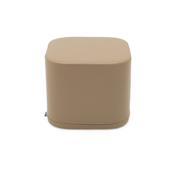 Small Play Pouf Cube - Beige — 2