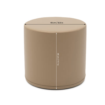 Large Play Pouf Cylinder - Beige — 2