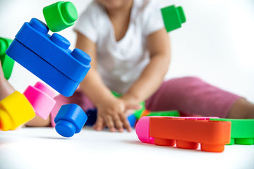 Soft Blocks Set With Wheels - 14 pcs — 6