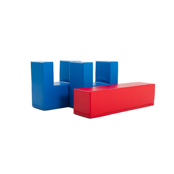 Soft Play Activity Set Balance Bridge - Blue & Red — 5