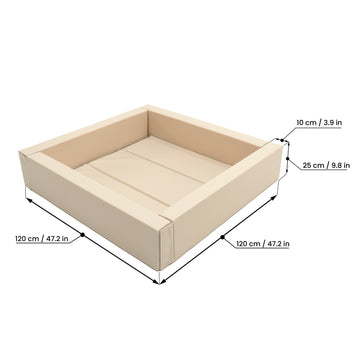 Soft Play Ball Pit - Beige — 3