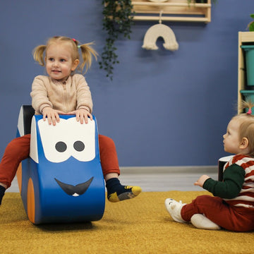 Soft Play Ride On Toy - Blue Car — 8
