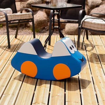 Soft Play Ride On Toy - Blue Car — 7