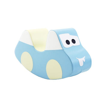 Soft Play Ride On Toy - Light Blue Car — 2