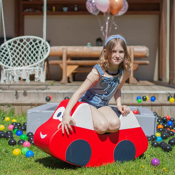 Soft Play Ride On Toy - Red Car — 9