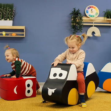 Soft Play Ride On Toy - Red Car — 5