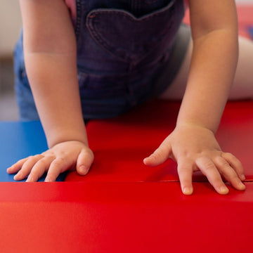 Soft Play Step and Slide Set - Blue and Red — 7