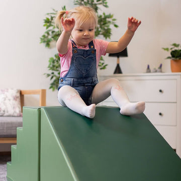 Soft Play Step and Slide Set - Green — 7