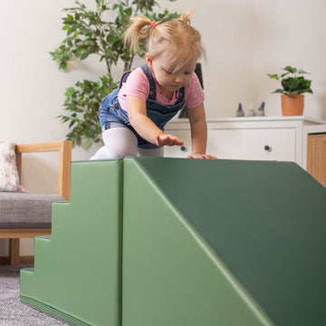 Soft Play Step and Slide Set - Green — 9